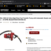 Northern Tool 360 spin