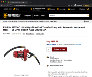 Northern Tool 360 spin